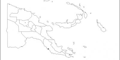 Peta dari papua new guinea map outline